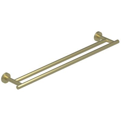 Handdoekrek IVY Dubbel Wandmodel 60 cm Geborsteld Mat Goud PVD