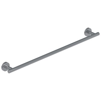 Handdoekrek IVY Enkel Wandmodel 60 cm Geborsteld Nickel PVD