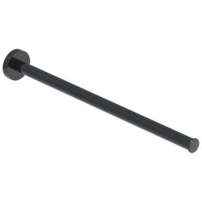 Handdoekrek IVY Vast Een lids 38 cm Zwart Chroom PVD