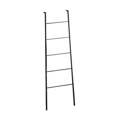 Handdoekrek Sapho Sega Staand 55x170x7 cm Zwart