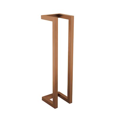 Handdoekrek Wiesbaden Loft 50×12,5 Cm Geborsteld Brons Koper