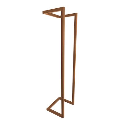 Handdoekrek Wiesbaden Loft 95×25 Cm Geborsteld Brons Koper