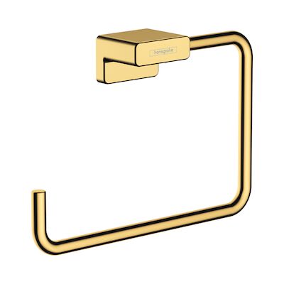 Handdoekring AddStoris HansGrohe Gepolijst Goud