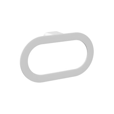 Handdoekring Allibert Loft-Game Hangend Gelakt Mat Wit