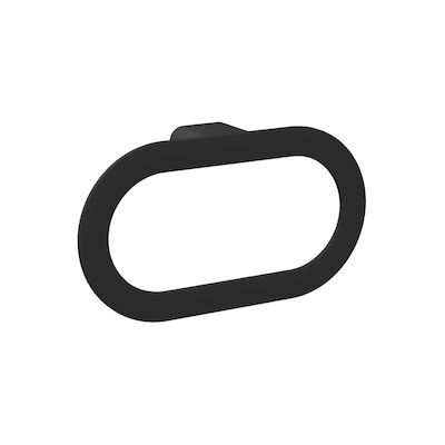 Handdoekring Allibert Loft-Game Hangend Gelakt Mat Zwart