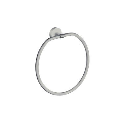 Handdoekring Lagoo Garda Messing Geborsteld Nikkel