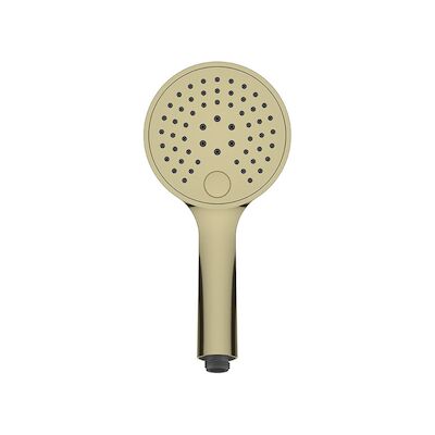 Handdouche BWS Cole 3 Standen Kunststof Geborsteld Messing