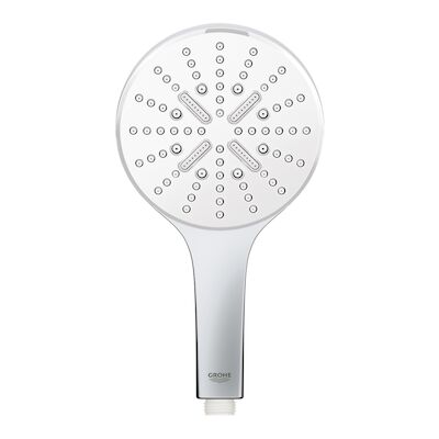Handdouche Grohe Rainshower SmartActive 130 Rond 13cm Chroom/Wit