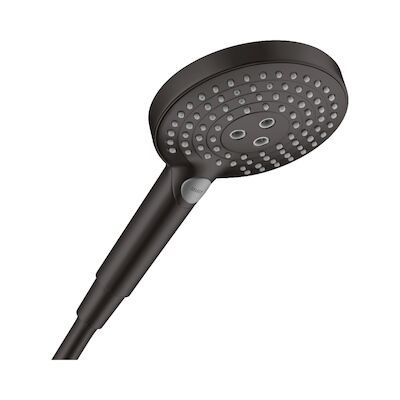 Handdouche HansGrohe Raindance Select S AirPower 120 3jet Mat Zwart