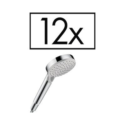 Handdouche HansGrohe Vernis Blend 100 2 Jet Chroom (12 stuks)