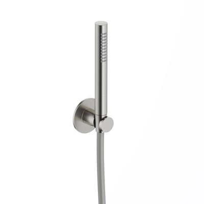 Handdouche Hotbath Ace Met Wandsteun En Doucheslang 150cm Geborsteld Nikkel