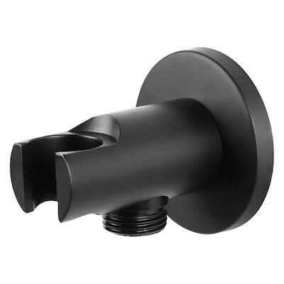 Handdouche Houder Differnz met wateruitloop Zwart