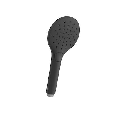 Handdouche Tres Massage Eco-Drop 3-Standen 11×5.5×24.2 cm Mat Zwart