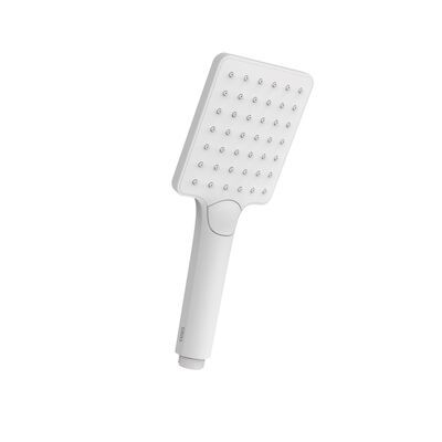 Handdouche Tres Massage Eco-Drop 3-Standen 9.6×5.5×24.2 cm Vierkant Mat Wit