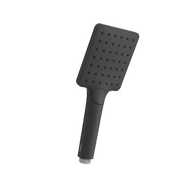 Handdouche Tres Massage Eco-Drop 3-Standen 9.6×5.5×24.2 cm Vierkant Mat Zwart