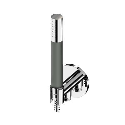 Handdoucheset Lagoo Garda met Handdouchehouder, Wanduitlaat, Handdouche Staaf en Doucheslang 150 cm Chroom