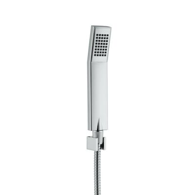 Handdoucheset Sapho Abra 1-stand Regen incl Beugel Rechthoekig 22 cm Chroom