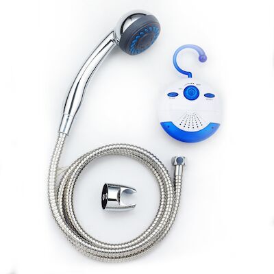Handdoucheset Schutte Shower & Swing 5 Functies met Radio 150cm Doucheslang Chroom