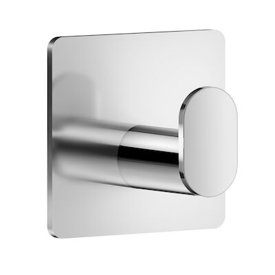 Handoekhaak Mini Smedbo Cube zelfklevend 48x48mm Chroom