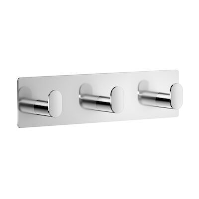 Handoekhaak Multi Smedbo Cube zelfklevend 19.2×4.8 cm Chroom