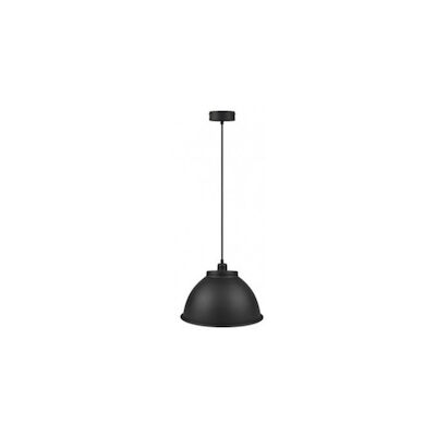 Hanglamp Sanimex Njoy Industrieel IP20 Met E27 Fitting 380×250 mm Zwart