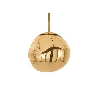 Hanglamp Sanimex Njoy Met E27 Fitting 36 cm Inclusief 4W Lamp Glas Goud