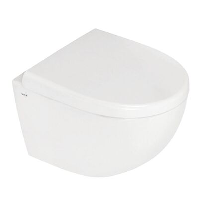 Hangtoilet BWS Zero Compact 49.5 cm Diepspoel (zonder deksel)
