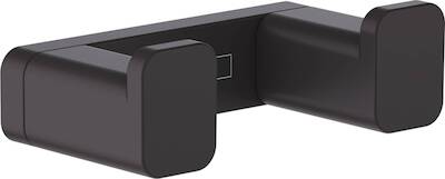 Hansgrohe AddStoris dubbele wandhaak 6,6×3,6×2,1cm mat zwart