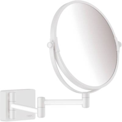 Hansgrohe AddStoris make-up spiegel 24,6×34,4×24,6cm mat wit