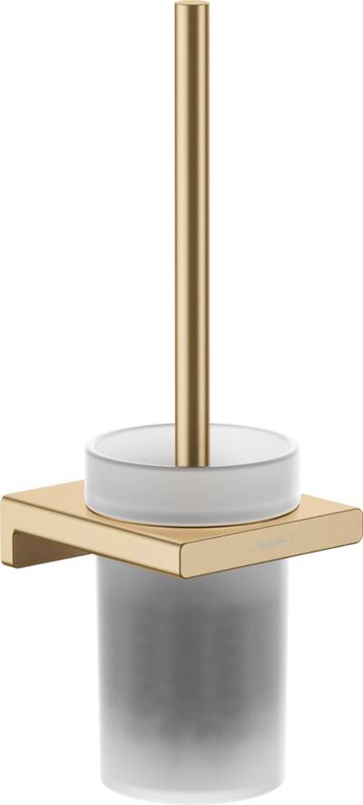 Hansgrohe AddStoris toiletborstel met wandhouder 10,5x12x34,2cm brushed bronze