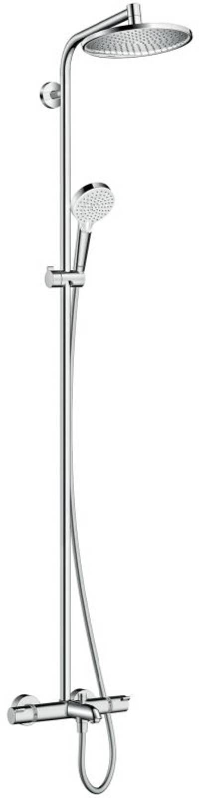 Hansgrohe Crometta S 240 1 straal showerpipe met badthermostaat chroom