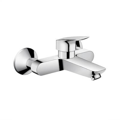 Hansgrohe Logis afdekset wand wastafelkraan uitloop 194 mm. Chroom
