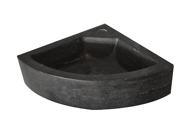 Hardstenen hoekfontein 30x30x10