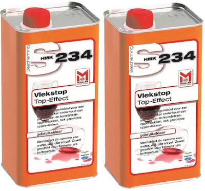 HMK S234 top-effect vlekstop 2×1 liter Kleurloos