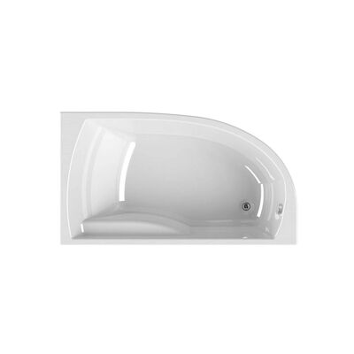 Hoekbad Allibert Diva 160×90 cm Asymmetrisch Links