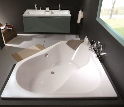 Hoekbad Allibert Inoa 145×145 cm