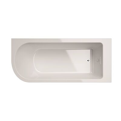 Hoekbad Allibert Serena 170x75x56 cm Wit Rechts