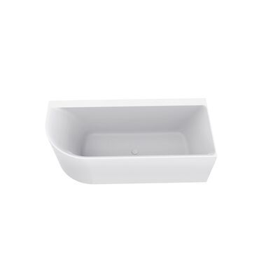 Hoekbad Wiesbaden Zenn 180×80 Cm Met Waste Mat Wit