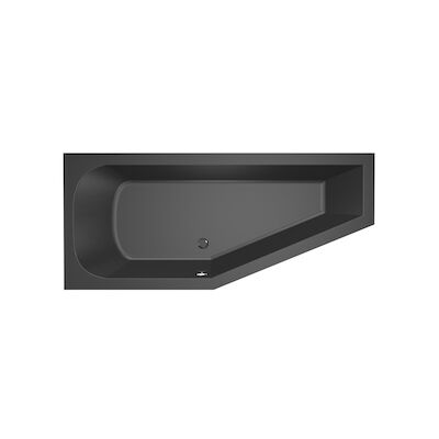 Hoekbad Xenz Lagoon Compact 160x75x45 cm Links Ebony