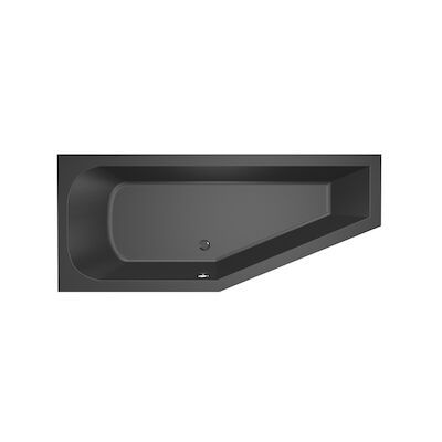 Hoekbad Xenz Lagoon Compact 170x75x45 cm Links Ebony