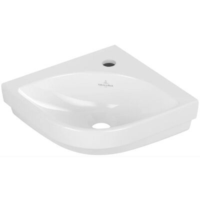 Hoekfontein Villeroy & Boch Subway 3.0 Met CeramicPlus Zonder Overloop 32×39.5×14.5 cm Wit Alpin