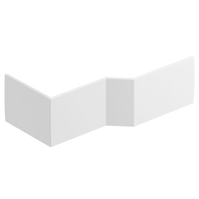 Hoekmantel Allibert Lexa 170×90 cm wit