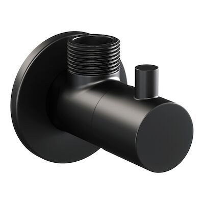 Hoekstopkraan Brauer Black Edition Mat Zwart