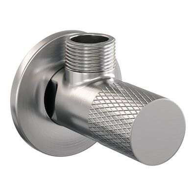 Hoekstopkraan Brauer Brushed Carving Edition Compleet Met Slang RVS Geborsteld PVD