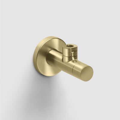 Hoekstopkraan Clou Hightech Goud Geborsteld PVD