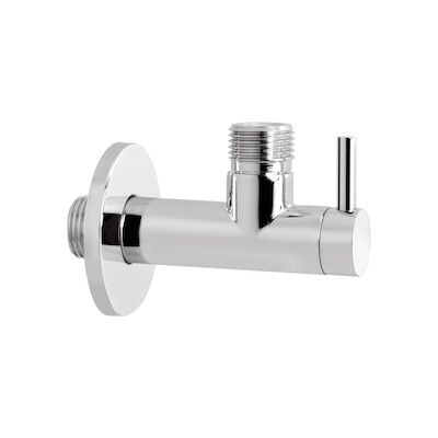 Hoekstopkraan Hotbath Cobber Rond met Filter Chroom