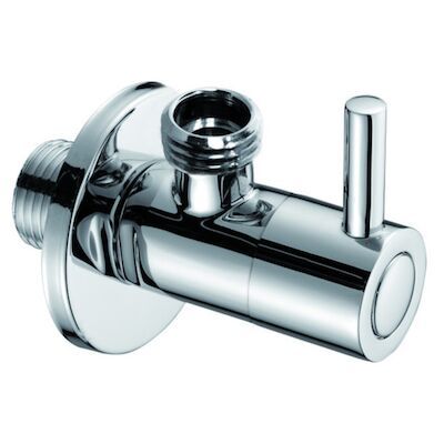 Hoekstopkraan Van marcke Go Chroom Haaks rond 1/2×3/8