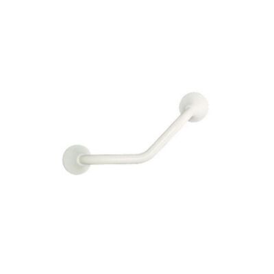 Hoekwandbeugel Handicare Linido Aangepast Sanitair 45° 40×40 cm Wit