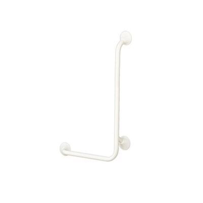 Hoekwandbeugel Handicare Linido Aangepast Sanitair 90° 100×50 cm Links Wit