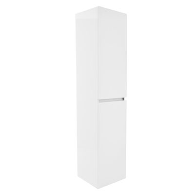 Hoge Kast 160 cm Wiesbaden Vision 160x35x35 Wit (2 deuren)